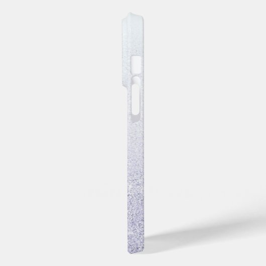 Elegant Glitter monogrammed naam Case-Mate iPhone Case (Achterkant / Links)