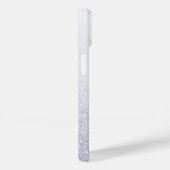 Elegant Glitter monogrammed naam Case-Mate iPhone Case (Achterkant / Rechts)