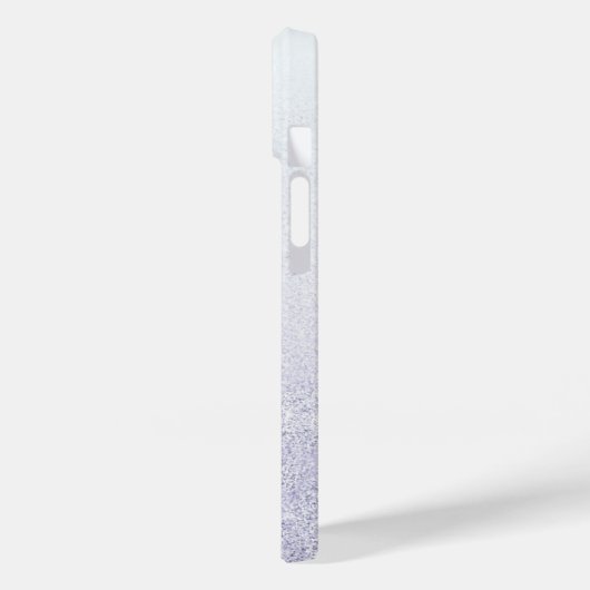 Elegant Glitter monogrammed naam Case-Mate iPhone Case (Achterkant / Links)