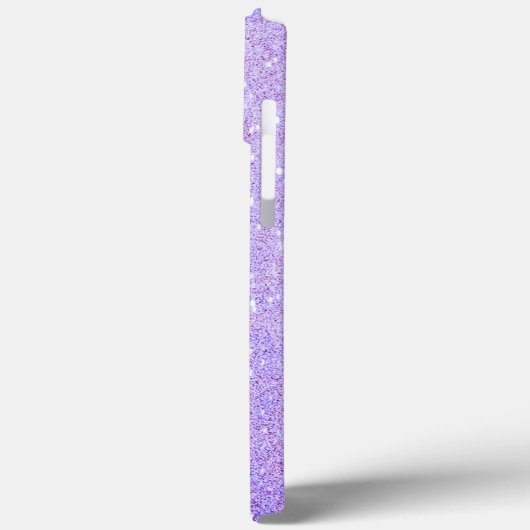 Elegant Glitter monogrammed naam Case-Mate iPhone Case (Achterkant / Links)