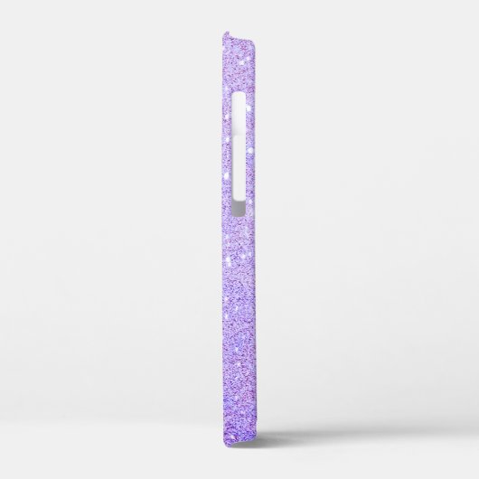 Elegant Glitter monogrammed naam Case-Mate iPhone Case (Achterkant / Links)