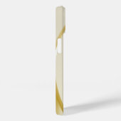 Elegant Glitter monogrammed naam Case-Mate iPhone Case (Achterkant / Rechts)