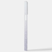 Elegant Glitter monogrammed naam iPhone Hoesje (Rechterkant)