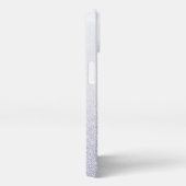 Elegant Glitter monogrammed naam iPhone Hoesje (Rechterkant)