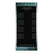 Elegant Glitter Silver Gold Reclamekaart (Voorkant)