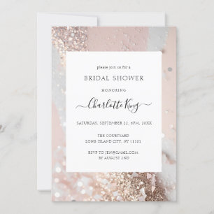 Elegant glitter Vrijgezellenfeest Kaart