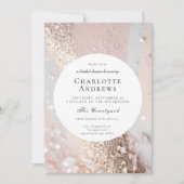 Elegant glitter Vrijgezellenfeest Kaart (Voorkant)