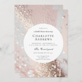 Elegant glitter Vrijgezellenfeest Kaart (Voorkant / Achterkant)