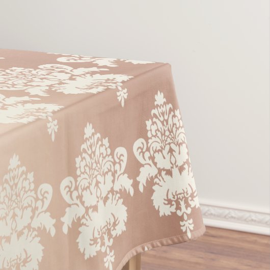 Elegant Glow Roos Gold Damask Tafelkleed (Voorbeeld)