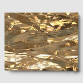 Elégant Gold 50th Mariage Anniversaire Livre d'inv (Verso)