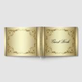Elégant Gold 50th Mariage Anniversaire Livre d'inv (Complet)