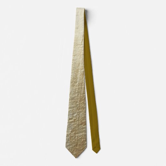 Elegant Gold Accent Tie / Cravate élégante (Devant)