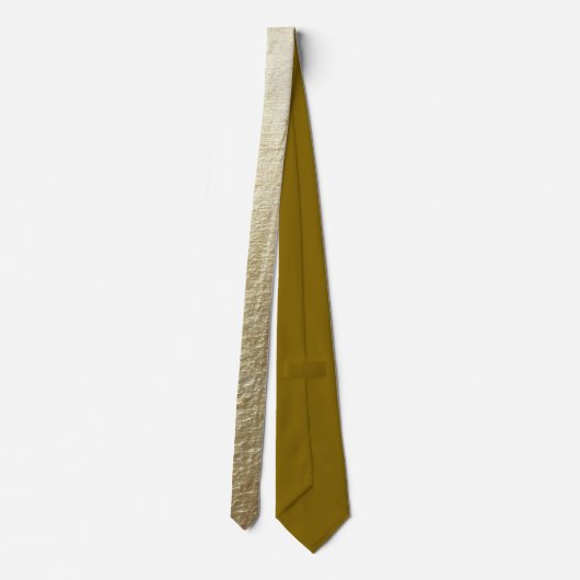 Elegant Gold Accent Tie / Cravate élégante (Dos)