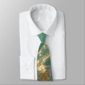 Elegant Gold Accent Tie / Cravate élégante (Attaché)