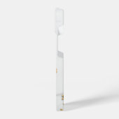 Elegant Gold And White Marble iPhone Hoesje (Linkerkant)