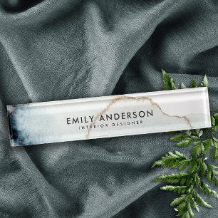 ELEGANT GOLD AQUA BLUE BRUSH STROKE STAIN TEXTURE NAAMBORDJE