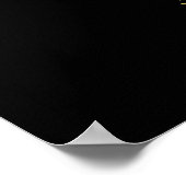 Élégant Gold Black 13 Table Mariage Tableau de siè (Coin)