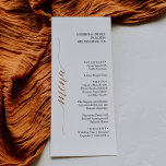 Elégant Gold & Black Calligraphy Diner Carte Menu<br><div class="desc">Cette élégante carte de dîner en or et en calligraphie noire est parfaite pour un mariage simple. Le design neutre présente une carte minimaliste décorée avec une typographie romantique et fantaisiste de feuille d'or. Ce menu peut être utilisé pour une réception de mariage, un dîner de répétition ou tout événement....</div>