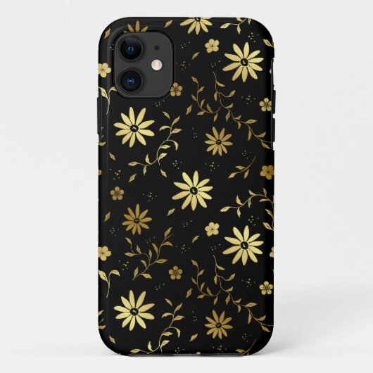 "Elegant Gold Black coque iphone" (Dos)