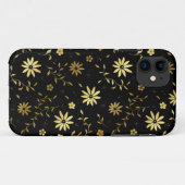 "Elegant Gold Black coque iphone" (Dos (Horizontal))