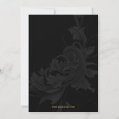 Elegant Gold Black Corporate Party Invitation (Dos)