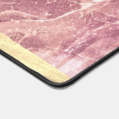 Elegant Gold & Blush Pink Girl Ajouter Nom Marbre (Coin)