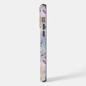 Elegant Gold Botanical Marble Mongram (Côté gauche)