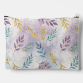 Elegant Gold Botanical Marble Personalized Etui (Achterkant)