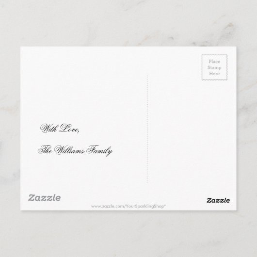 Elegant Gold Brown Kaleidoscoop Star Design Briefkaart (Achterkant)