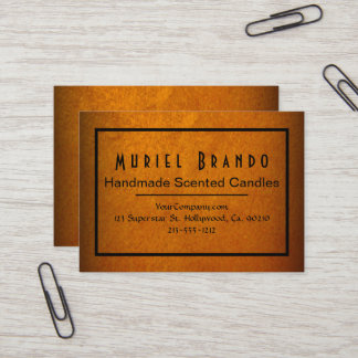 Elegant Gold Candle Company V4 Visitekaartje