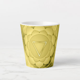 Elegant Gold Chakra Zen Yoga Spirituele Meditation Latte Mok