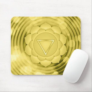 Elegant Gold Chakra Zen Yoga Spirituele Meditation Muismat