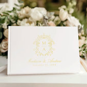 Elegant Gold Chinoiserie Crest Mariage photo