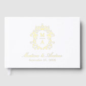 Elegant Gold Chinoiserie Crest Mariage photo (Recto)