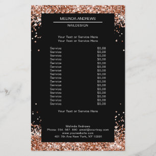Elegant Gold Copper, beide zijden brochure