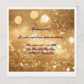Elegant Gold Countdown New Year 2025 Invitation  (Devant)