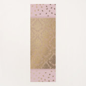 Elegant Gold Damask Gold Leaf Yogamat (Voorkant)