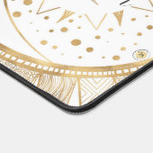 Elegant Gold Doodles Sun Moon Mandala Design (Coin)