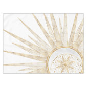 Elegant Gold Doodles Sun Moon Mandala Design Tafelkleed (Voorkant (Horizontaal))