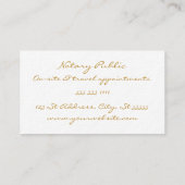 Elegant Gold Double Lijst Monogram Noteerbaar publ Visitekaartje