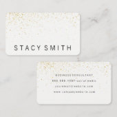 Elegant Gold Dust Visitekaartje (Voorkant / Achterkant)