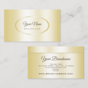 Elegant Gold Effect Design Professional-marketing Visitekaartje