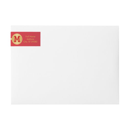 Elegant Gold- en rood design (Voorkant)