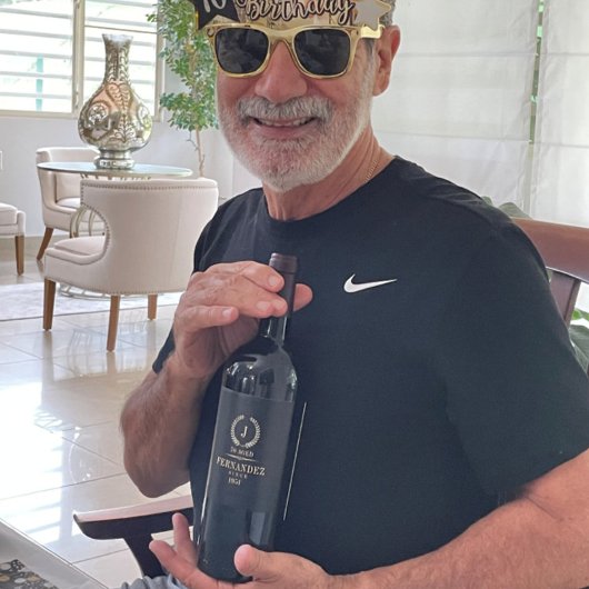 Elegant Gold en Silver Laurel Wreath Wijn Etiket