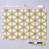 Elegant Gold en White Geometric Pattern Tissuepapier (Craft)