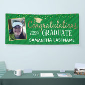 Elegant Gold Félicitations Graduate 2022 Bannière (Salon professionnel)