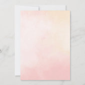 Elegant Gold Floral Baby Shower Invitation (Dos)