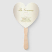 Elegant Gold Floral Damask Elegant Script Wedding Handwaaier (Achterkant)