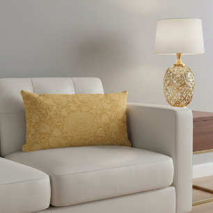 Elegant Gold Floral Damask Kussen