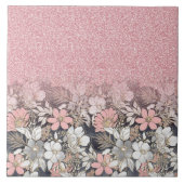 Elegant Gold florroze gradiënt Glitter Afbeelding Tegeltje (Voorkant)